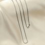 2MM Round Cable Necklace Chain Antiqued Solid 925 Sterling Silver Necklace DIY Jewelry Supplies 1320022