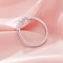 Curved Moissanite Stackable Ring,Solid 14K 18K Gold Ring,Elegant Stacker Ring,Stackable Ring,DIY Ring Supplies 1294998