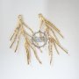 6pcs 20x38mm 14K light gold plated brass coral branch DIY pendant charm jewelry findings supplies 1850168