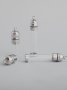 1Pcs Stainless Steel Glass Perfume Container DIY Vial Wish Liquid Pendant Charm 1800514