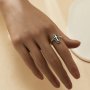 Heavy Coffin Cross Stainless Steel Ring,Stainless Steel Baptism Ring,Coffin Cross Religious Ring,Men's Ring,DIY Ring Supplies 1295011