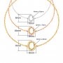 Halo Oval Prong Bezel Bracelet Settings,Solid 925 Sterling Silver Rose Gold Plated Bracelet,Pave CZ Stone Oval Bracelet,DIY Bracelet Supplies 1900341