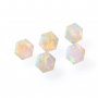 Faceted Hexagon Natural Africa White Opal,October Birthstone,Color Change Gemstone,Faceted Cut AAA Grade Loose Gemstone,Natural Semi Precious Stone,DIY Jewelry Supplies 4160080