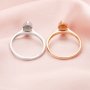 5x10MM Keepsake Breast Milk Resin Marquise Bezel Ring Settings,Solid 14K 18K Gold Ring,Simple Ring,DIY Ring Supplies 1294642