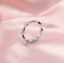 Dainty Moissanite Diamond April Birthstone Stackable Ring Wedding Engagement Band Antiqued Marquise Eternity Ring Rose Gold Plated Solid 925 Sterling Silver 1294254