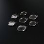 10Pcs 6-20MM Stainless Steel Round Bezel Pendant Settings for Cabochon DIY Jewelry Supplies 1411251