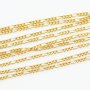0.5Meter Figaro Chain Necklace,14k Gold Filled Necklace Chain,Simple Necklace Chain,DIY Necklace Supplies 1325012