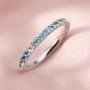 2MM Dainty November Birthstone Eternity Ring Color Topaz Wedding Engagement Full Band Stackable Ring Solid 14K Gold Ring 1294293