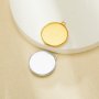 Stainless Steel Round Eye Pendant Charm,Vintage Stainless Steel Eye Pendant,Gold Plated Pendant,DIY Pendant Supplies 1411425