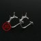 3-4MM Beads Settings Studs Earrings Solid 925 Sterling Silver Bezel DIY Supplies 1702226