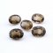5Pcs Natural Oval Smoky Quartz Faceted Cut Loose Gemstone Nature Semi Precious Stone DIY Jewelry Supplies 4120128