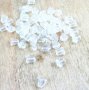 100pcs clear soft rubber earring backs stopper earnuts findings 1701028