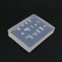 Facted Square Rectangle Breast Milk Cabochon Silicone Mold Epoxy Resin Keepsake DIY Jewelry Making Supplies 1507044