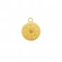 5MM Keepsake Breast Milk Resin Round Bezel Pendant Settings,Vintage Yellow Gold Plated Stainless Steel Pendant Charm,DIY Pendant Blank 1411429