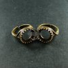 5pcs 14MM setting size round vintage bronze ring bezel tray adjustable ring fashion ring DIY supplies 1211059