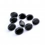 1Pcs Oval Black Spinel Faceted Cut Loose Gemstone Natural Semi Precious Stone DIY Jewelry Supplies 4120125