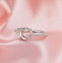 Minimalist Round Prong Ring Settings,Solid 14K 18K Gold Ring,Minimalist Round Ring,Simple Ring,DIY Ring Supplies For Gemstone 1212135