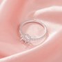 Hexagon Prong Ring Settings,Solid 14K 18K Gold Moissanite Ring,Minimalist Moissanite Ring,DIY Ring Supplies 1294981