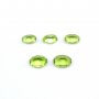 5Pcs Oval Green Peridot August Birthstone Faceted Cut Loose Gemstone Natural Semi Precious Stone DIY Jewelry Supplies 4120122