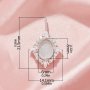 6x8MM Keepsake Breast Milk Resin Oval Bezel Pendant Blank Settings,Solid Back Solid 14K 18K Gold Pendant Charm,Vintage Styles Pendant,DIY Pendant Supplies 1421258