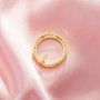 Keepsake Breast Milk Resin Ball Round Pin Pendant Settings For Half Drilled Pearl Bead,Solid 14K 18K Gold Pendant,DIY Pendant Supplies 1431504