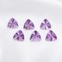 10MM Trillion Cut Nature Amethyst Gemstone,February Birthstone,Purple Triangle Gemstone,DIY Jewelry Supplies,2CT