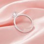 Halo Hexagon Prong Ring Settings,Solid 14K 18K Gold Ring,Minimalist Hexagon Ring,Simple Hexagon Ring,DIY Ring Supplies 1294984