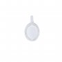 10x14MM Keepsake Breast Milk Resin Oval Bezel Pendant Settings,Solid 925 Sterling Silver Rose Gold Plated Pendant Charm,Vintage Styles Pendant,DIY Pendant Supplies 1421267