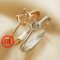 3-15MM Round Four Prong Ring Settings Solid 925 Sterling Silver Rose Gold Plated Ring Bezel for Gemstone 1215025