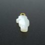 5Pcs 12x20MM White Mother of Pearl Shell Sea Horse Pendant Charm DIY Supplies Findings 1800518