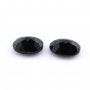 1Pcs Natural Oval Black Onyx Faceted Cut Loose Gemstone Nature Semi Precious Stone DIY Jewelry Supplies 4120129