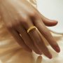 6 Stones Round Prongs Ring Settings,Solid 925 Sterling Silver Rose Gold Plated Ring,Family Ring,Adjustable Ring,DIY Ring Supplies For Gemstone 1215101