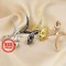 4x6MM Pear Snake Pear Ring Settings Solid 925 Sterling Silver Rose Gold Plated Adjustable Animal Ring Bezel DIY Supplies 1294326