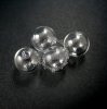 5pcs 14mm round glass beads bottles with 2mm open mouth transparent DIY glass pendant charm earrings findings supplies 3070049