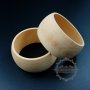 5pcs 38mm width 68mm diameter natural log wood round simple bracelet bangle DIY painting bracelet supplies 1900114
