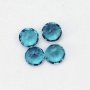 2-8MM Natural Round Faceted London Blue Topaz Gemstone November Birthstone DIY Loose Semi Precious Gemstone DIY Jewelry Supplies 4110177