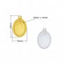 Keepsake Breast Milk Resin Oval Bezel Pendant Settings,Simple Stainless Steel Oval Pendant Charm,DIY Pendant Blank Supplies 1421276
