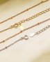 Cable 2MM Beads Chain Necklace,Solid 925 Solid Sterling Silver Rose Gold Plated Necklace Chain,Simple O Chain 16Inches with 2 Inch Extension Chain 1320029