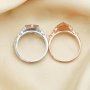 7x10MM Keepsake Breast Milk Resin Ring Settings,Stackable Ring Set,Solid Back Kite Bezel Ring for Resin,Solid 925 Sterling Silver Ring,DIY Ring Supplies 1294581