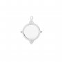 12MM Vintage Styles Round Bezel Stainless Steel Pendant Settings,Yellow Gold Rhodium Round Pendant Charm,DIY Pendant Blank Supplies 1411472