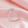 Minimalist Round Prong Ring Settings,Solid 14K 18K Gold Ring,DIY Ring Supplies For Gemstone 1212138
