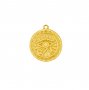 Stainless Steel Round Eye Pendant Charm,Vintage Stainless Steel Eye Pendant,Gold Plated Pendant,DIY Pendant Supplies 1411425
