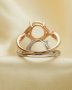 Oval Prong Ring Settings,Split Shank Solid 925 Sterling Silver Rose Gold Plated Ring,Art Deco Ring,DIY Ring Blank Supplies 1224166