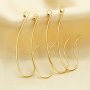 1Pair Ball End Hook Ear Wires With 1MM Ball,14k Gold Filled Ear Wires,Minimalist Earrings,DIY Earrings Supplies 1705078