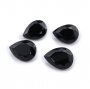 1Pcs Natural Pear Drop Black Onyx Faceted Cut Loose Gemstone Nature Semi Precious Stone DIY Jewelry Supplies 4150015