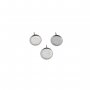 10Pcs 6-20MM Stainless Steel Round Bezel Pendant Settings for Cabochon DIY Jewelry Supplies 1411251