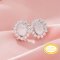 Keepsake Breast Milk Resin Oval Bezel Studs Earrings Blank Settings,Sun Flower Solid Back 14K 18K Gold Studs Earring,DIY Earrings Supplies 1706210