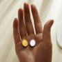 Keepsake Breast Milk Resin Oval Bezel Pendant Settings,Simple Stainless Steel Oval Pendant Charm,DIY Pendant Blank Supplies 1421276