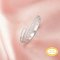 Keepsake Breast Milk Resin Channel Ring Settings,Solid 14K 18K Gold Ring,Bypass Moissanite Ring,DIY Ring Supplies 1295077