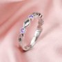 Keepsake Solid 14K Gold Ring Settings for Breast Milk Resin 2x4MM Marquise Bezel with 2mm Birthstone Stackable Ring Bezel 1294265